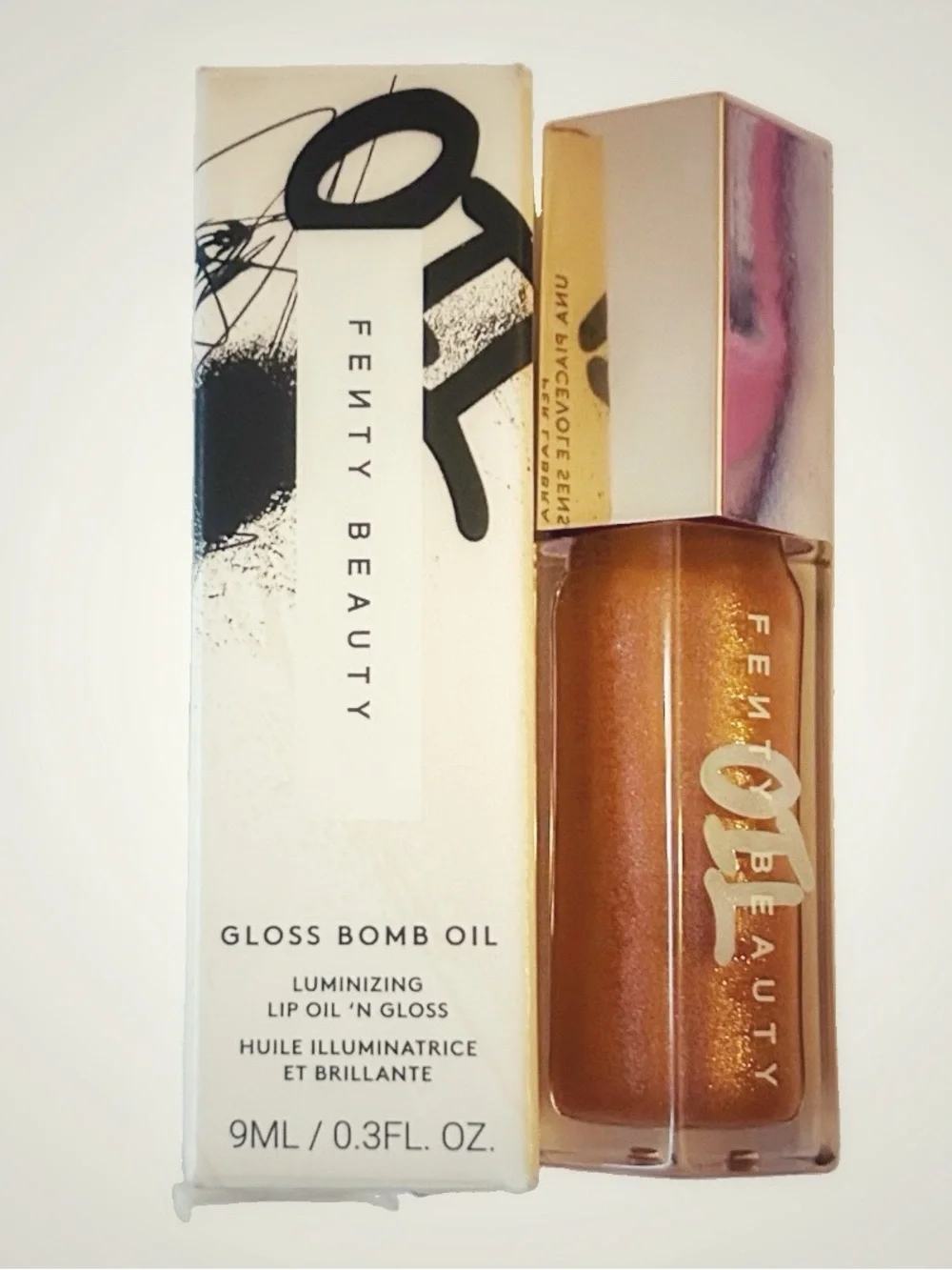 Fenty Beauty Gloss Bomb Oil Luminizing Lip Oil ‘N Gloss “Fro$ted Bunz 05” 0.3oz